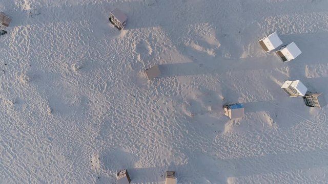 Beach Lounge Chairs Overhead in Prerow Germany 2