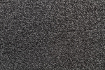 Textura gris negro oscuro de cuero con rugosidad