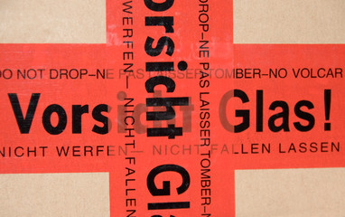 Paketband Vorsicht Glas 1