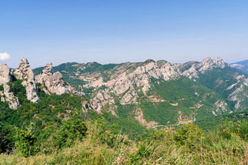 Fototapeta na wymiar Panorama montano - Pietrapertosa