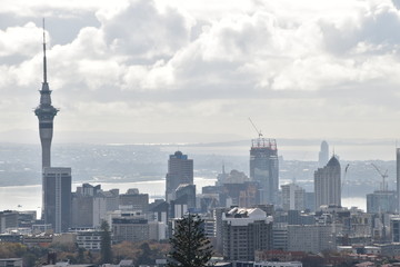 City view of Auckland in New Zealand