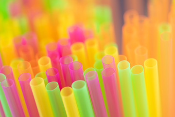 Straw, straws plastic drinking background colourful full screen many group plastic single use ban banned in EU