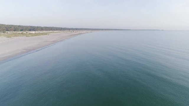 Beach and Sea Drone View Panorama