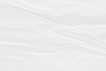Obraz premium crumpled white paper background close up