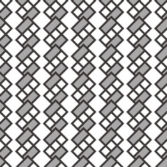 Vector geometrical black, grey and white square