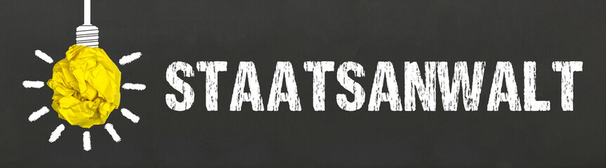 Fototapeta premium Staatsanwalt