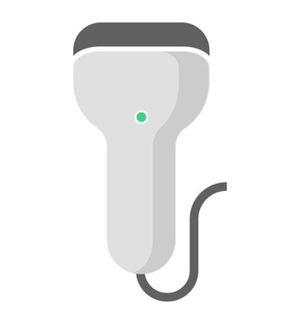 Barcode Reader , Barcode Scanner Flat Vector Icon