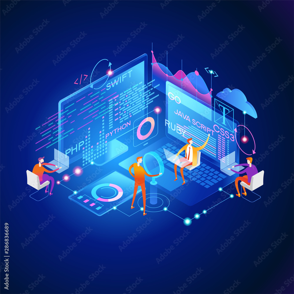 Poster programming web banner