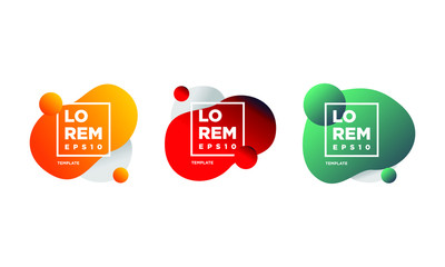 modern abstract colorful background template