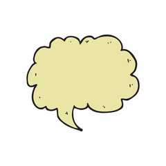 digitally drawn illustration speech bubbles design. hand drawing style