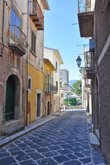 A tourist trip to the medieval town of Bagnoli Irpino in Italy