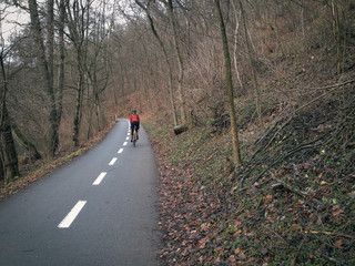 Winter ride in Moravian Karst, this time without ice or snow