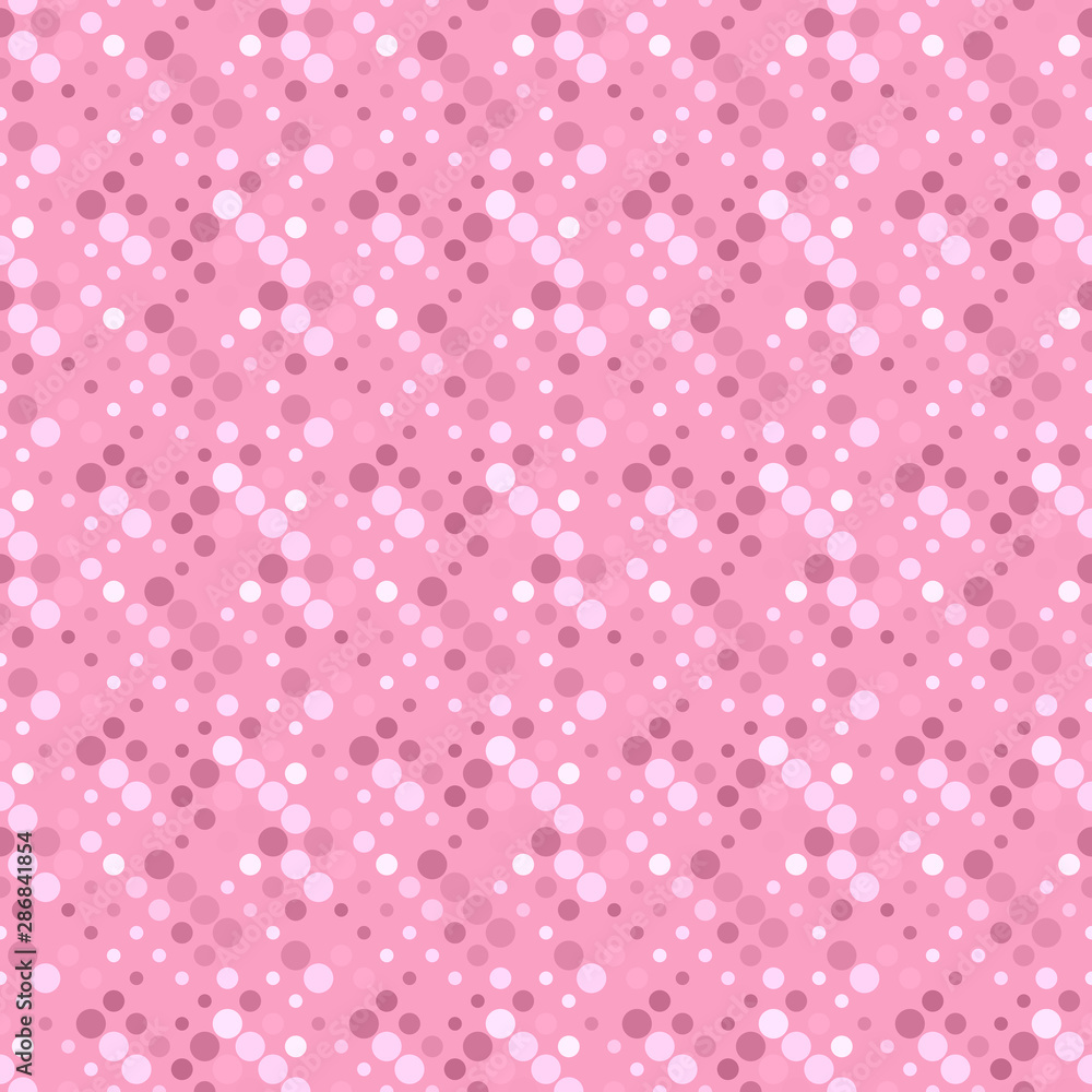 Poster abstract geometrical circle pattern background - pink vector graphic from dots