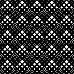 Square pattern background - black and white geometrical abstract vector graphic design from diagonal squares