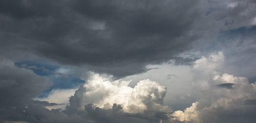 Obraz premium Sky fantasy landscape before the storm