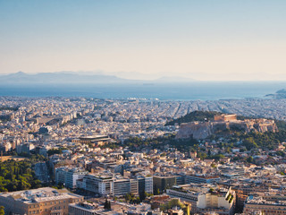 Acropolis landmark and other ancient ruins