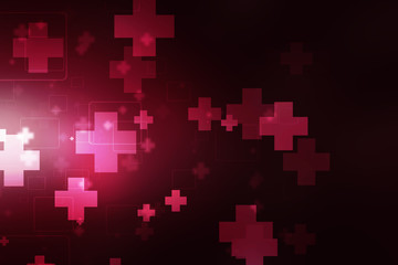 2D illustration medical structure background