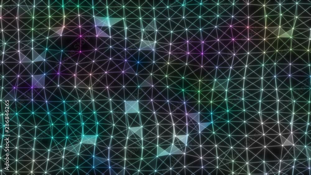 Aufkleber abstract geometric vibrating environment or pulsating background. background for communications, tec