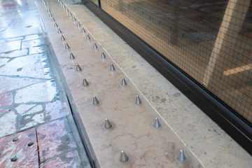 street furniture against the homeless