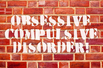 Word writing text Obsessive Compulsive Disorder. Business concept for Person has uncontrollable...