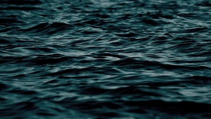 Black waves. Abstract black liquid.