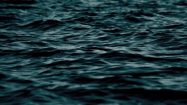 Black waves. Abstract black liquid.