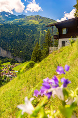 Mountain village Lauterbrunnen, Switzerland