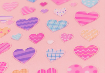 Close up of adorable and lovely beautiful heart.