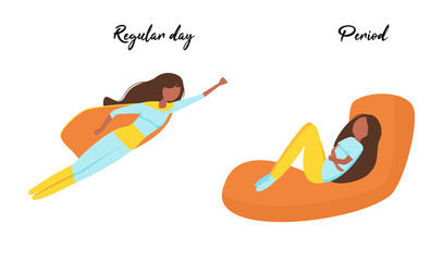 women pain infographics