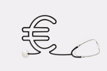 Stethoscope with euro outline tube