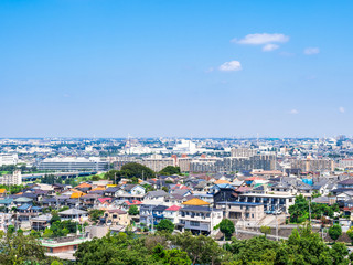 Fototapeta na wymiar 郊外の住宅地　東京