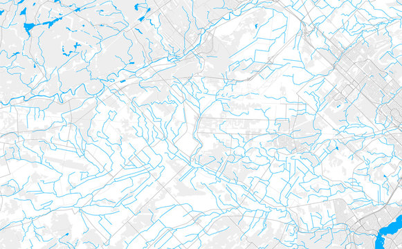 Rich detailed vector map of Mirabel, Quebec, Canada
