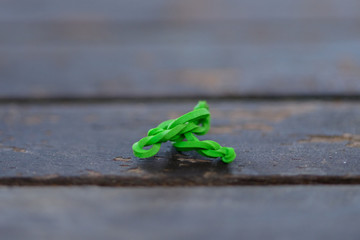 rubber  used for tying hair or bundling food bags
