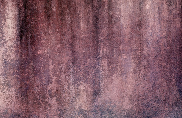 Old red moldy wall grungy background or texture