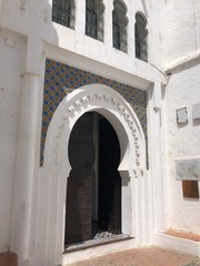 entrance to mosque in morocco