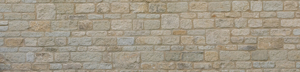 Sand stone brisk wall