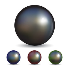 dark realistic balls