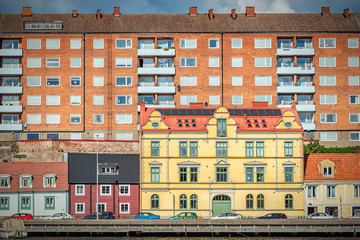 Karlskrona Harbour Cityscape Background
