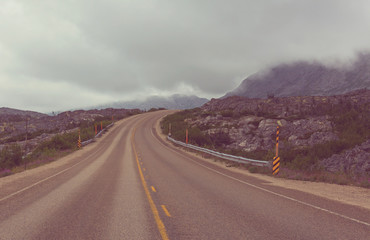 Road in mountains
