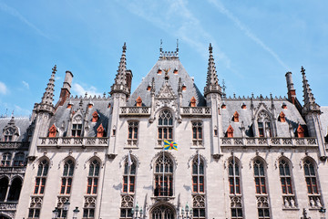 Provincial Court of Bruges in Markt square