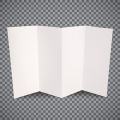 Piece of white paper