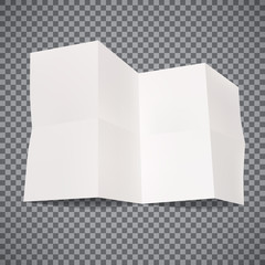 Piece of white paper