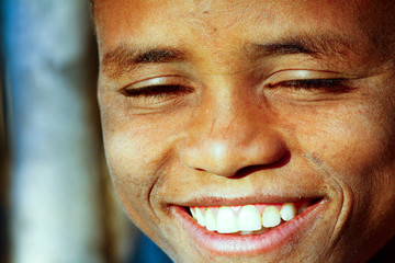 Cute african boy with beautiful smile - Madagascar