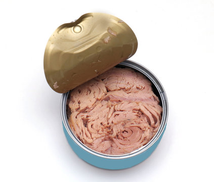 Open can of tuna