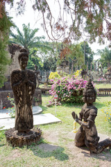 Vientiane Laos: Buddha Park (Xieng Khuan)  Sculpture Park