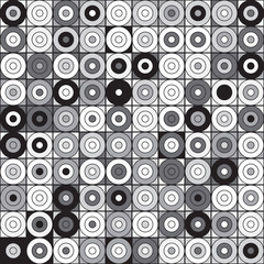 Seamless pattern with circles
