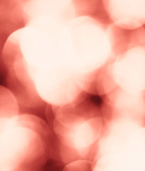 Bokeh red background, abstract light and colors