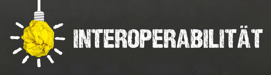 Fototapeta premium Interoperabilität 