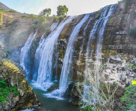 Tortum Waterfall (Turkish Tortum Selalesi), Erzurum, Turkey