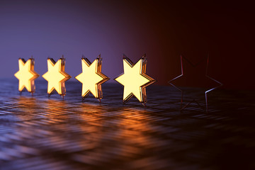 Bewertung mit Sternen